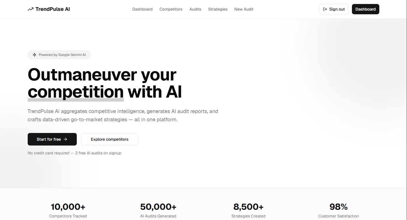 TrendPulse AI - Autonomous Market Research Platform